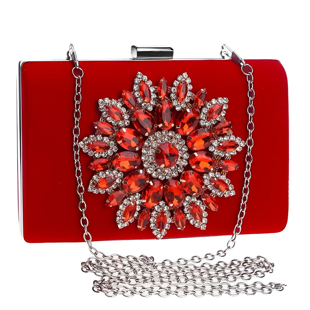 Amoret Rhinestone Clutch 