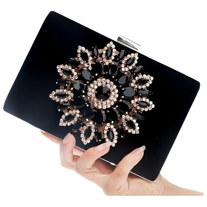 Amoret Rhinestone Clutch 