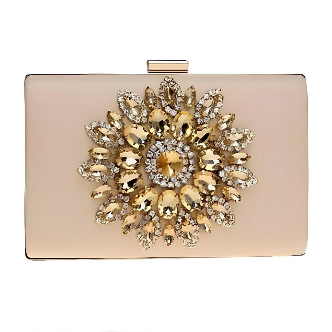 Amoret Rhinestone Clutch 