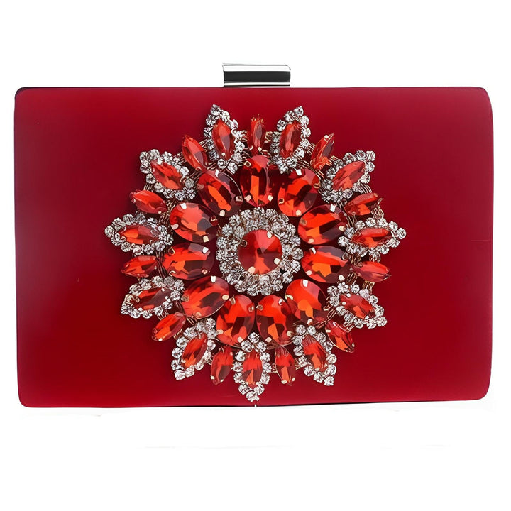 Amoret Rhinestone Clutch 