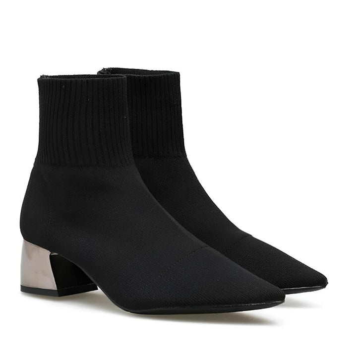 Ashley Knit Ankle Boots 