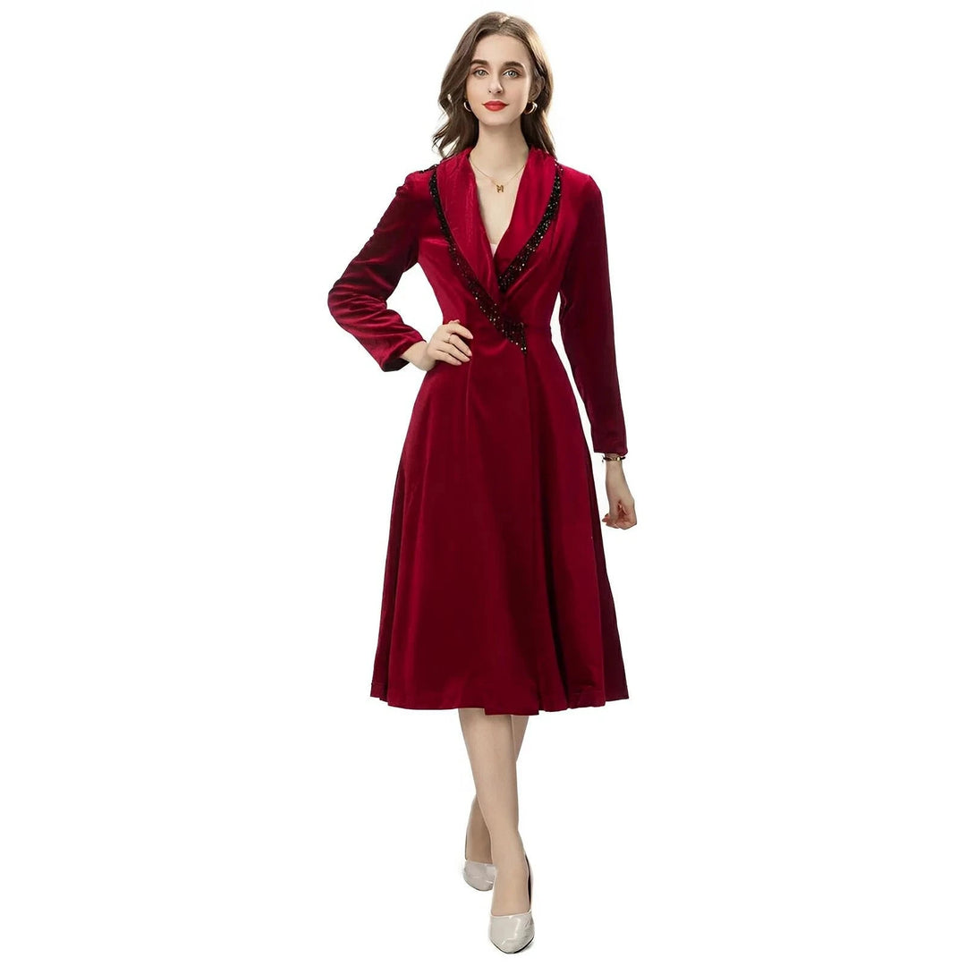 Cassia Velvet Overcoat 