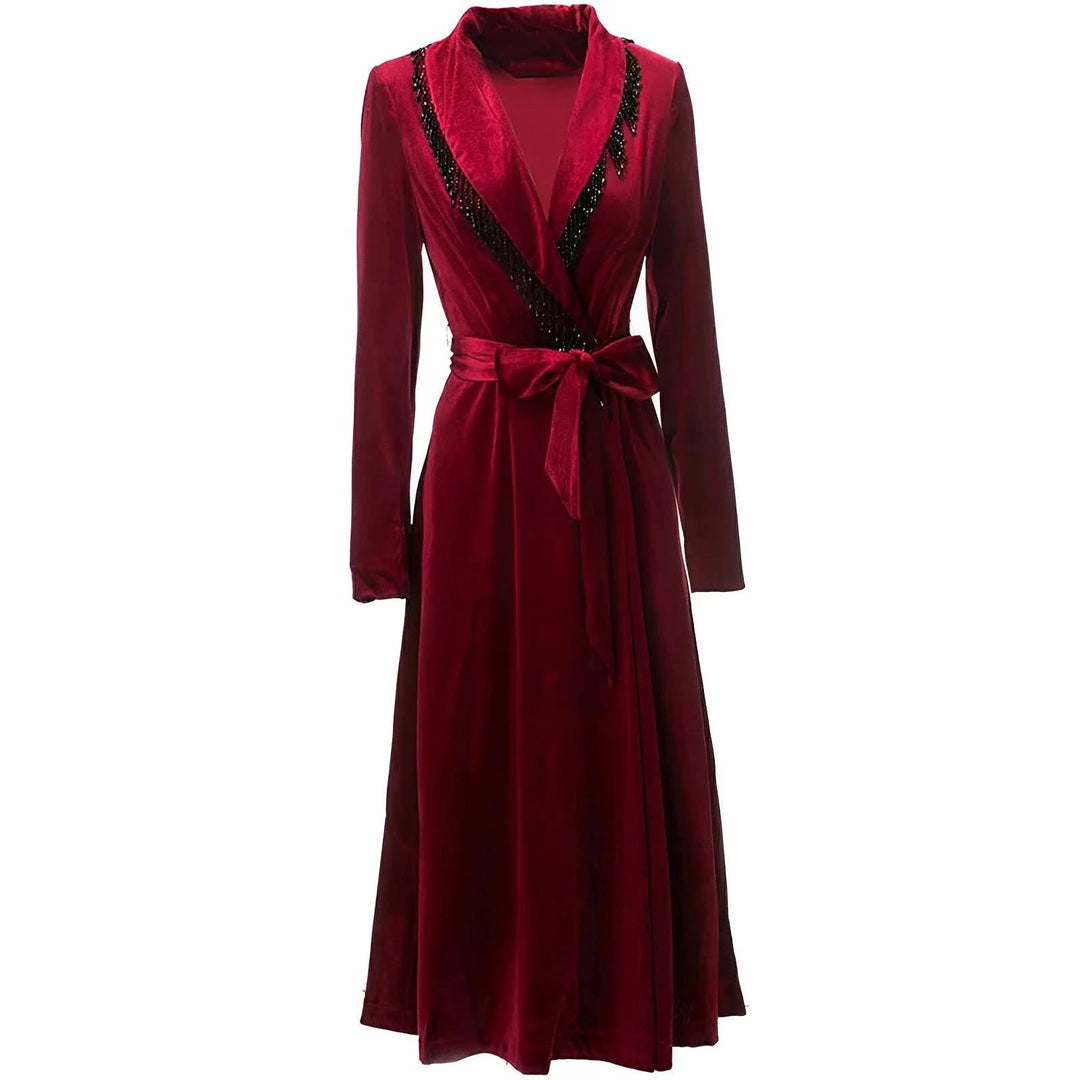 Cassia Velvet Overcoat 