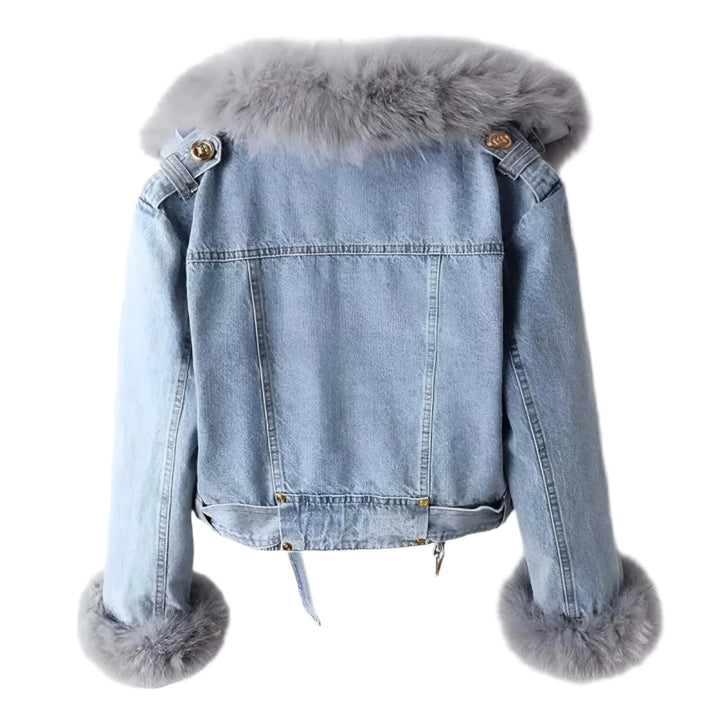 Cassie Cropped Denim Jacket 