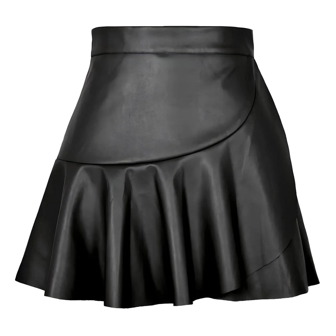 Cleo Faux Leather Mini Skirt 