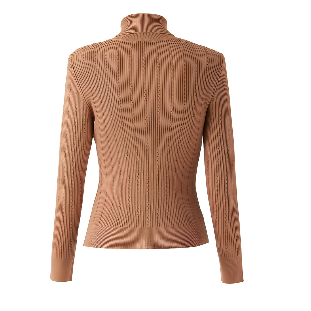 Daria Mock-Neck Sweater 