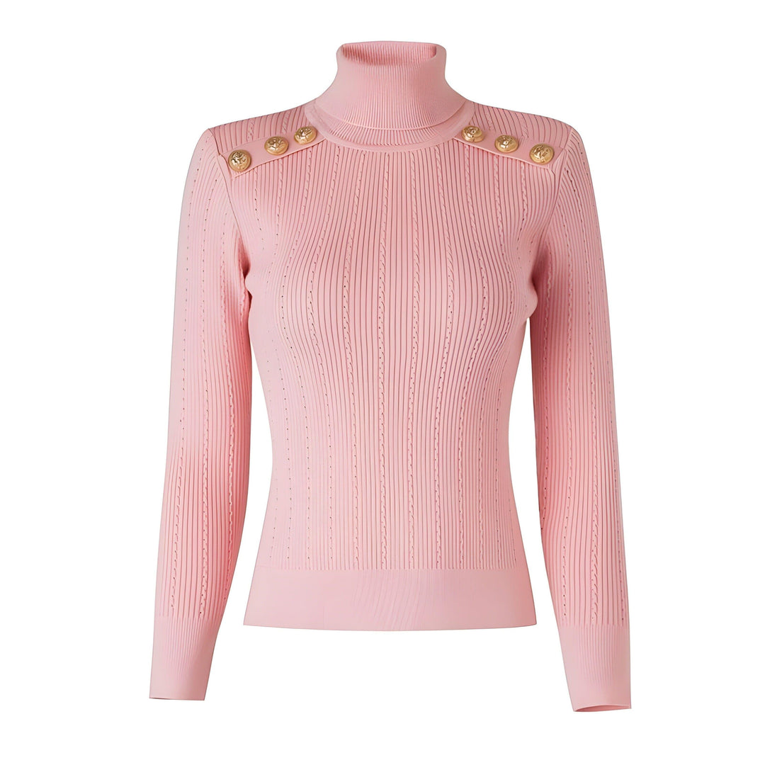 Daria Mock-Neck Sweater 