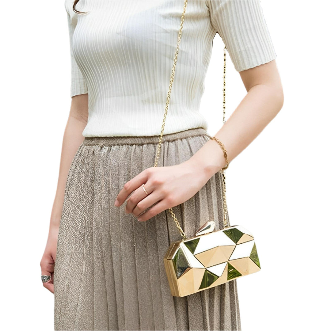 Delara Metallic Clutch 