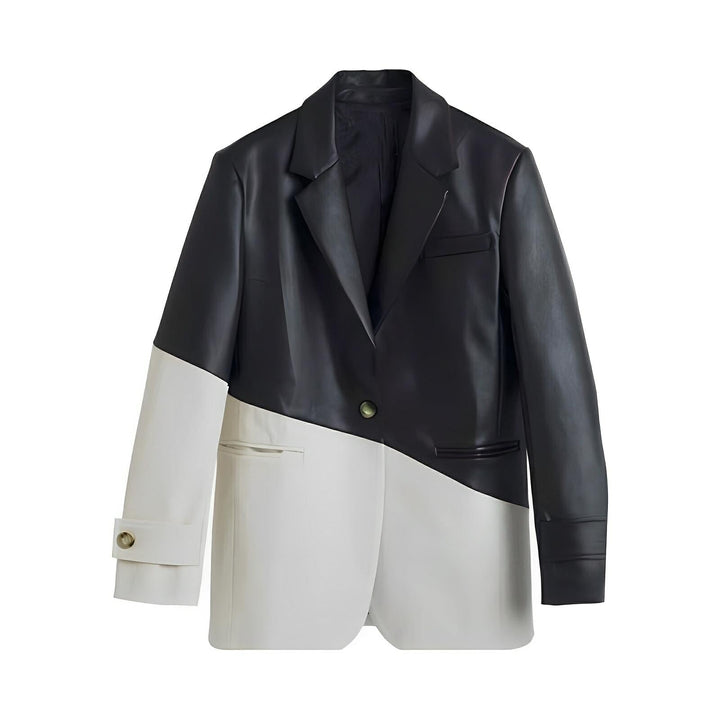 Farrah Contrast Panel Blazer 