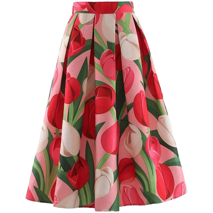 Freya Pleated Midi Skirt 