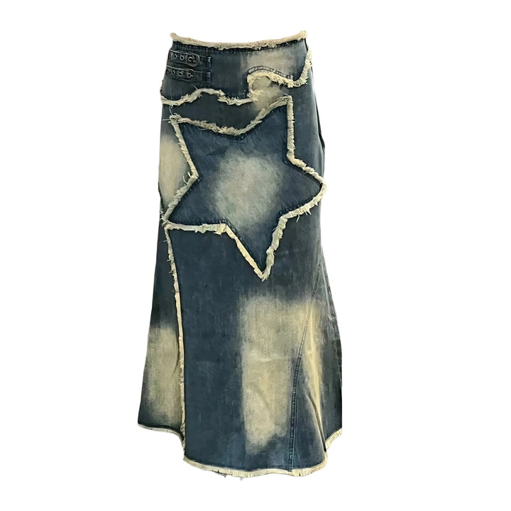 Gaia Denim Maxi Skirt 