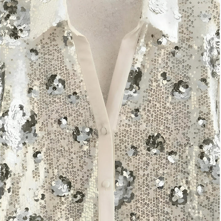 Inez Sequin Blouse 