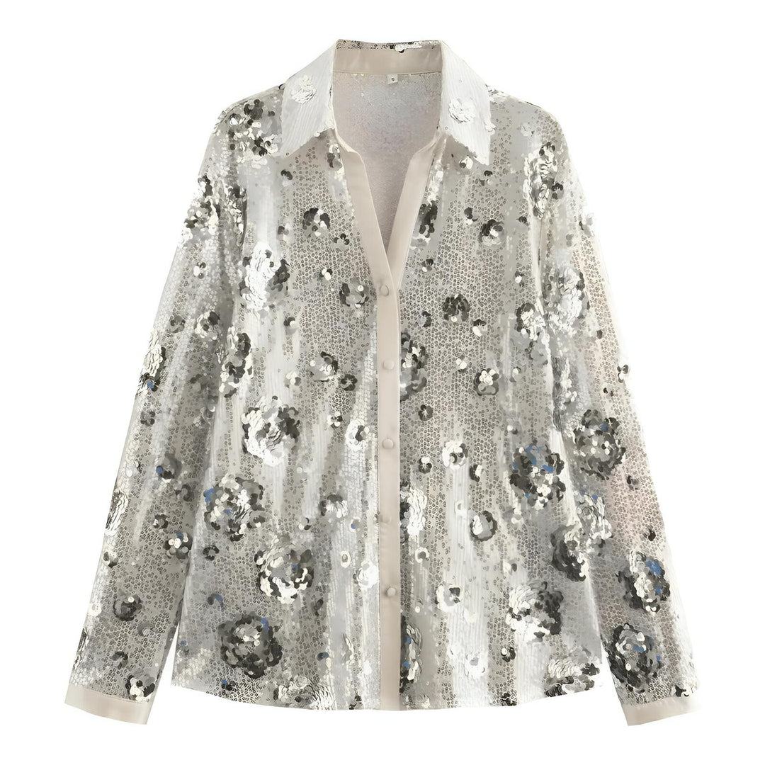 Inez Sequin Blouse 