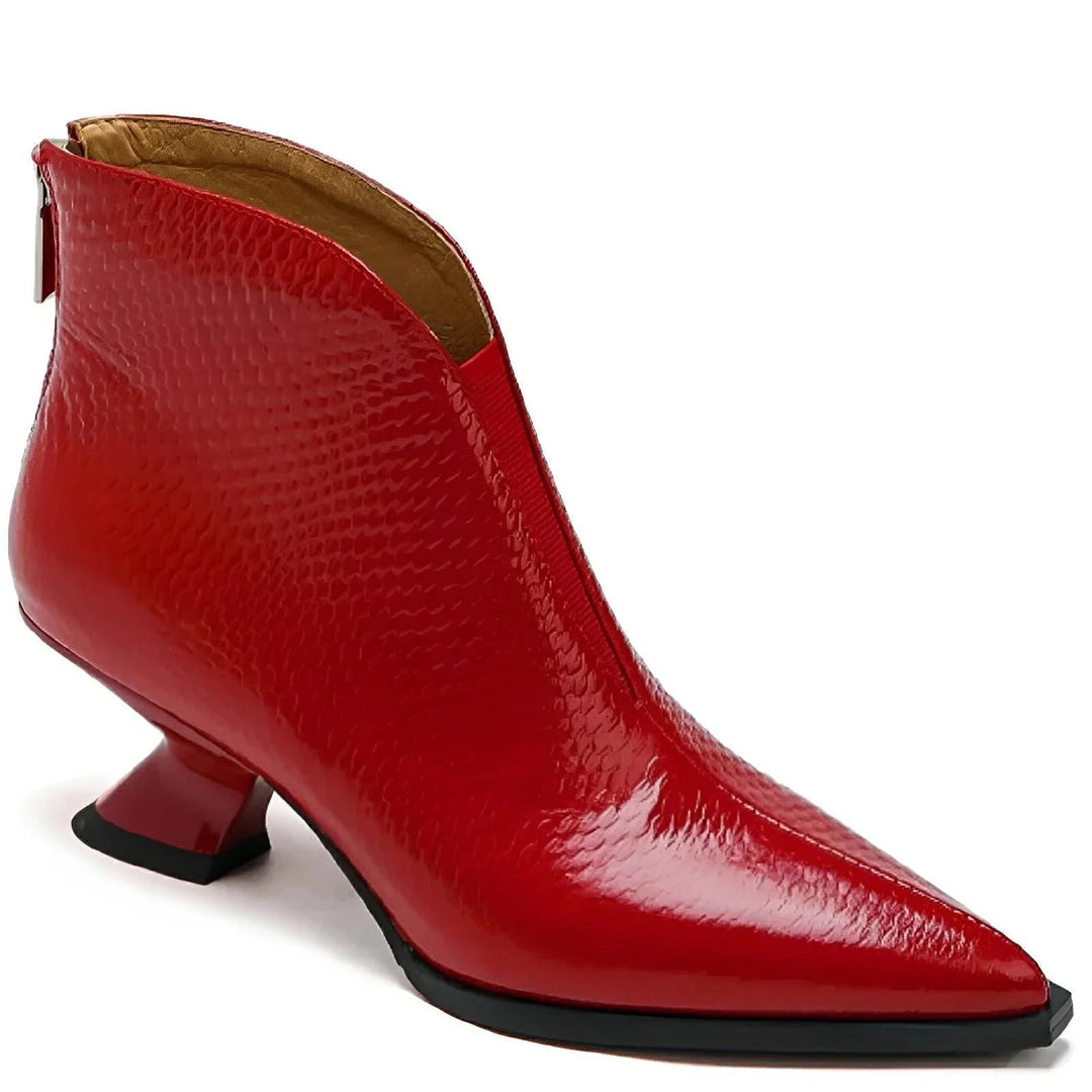 Isadora Leather Ankle Boots 