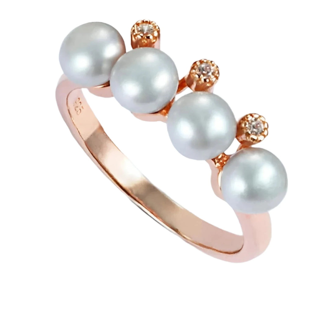 Jessenia Faux Pearl Ring 