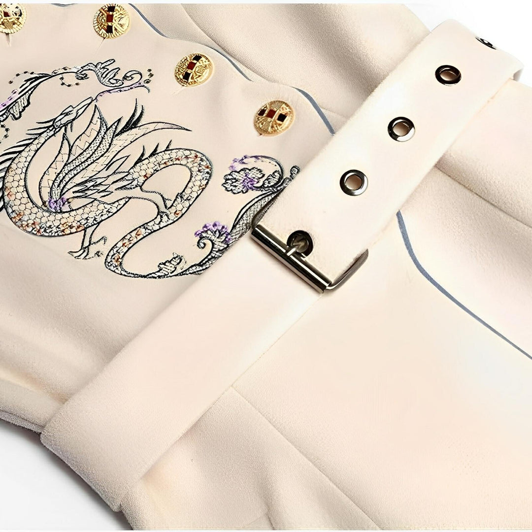 Jolie Embroidered Overcoat 