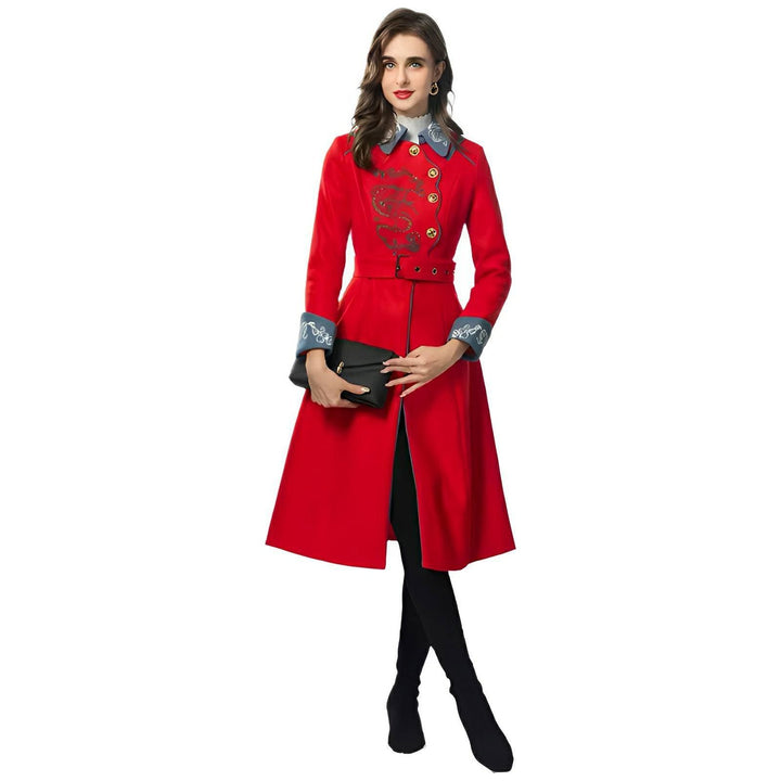 Jolie Embroidered Overcoat 