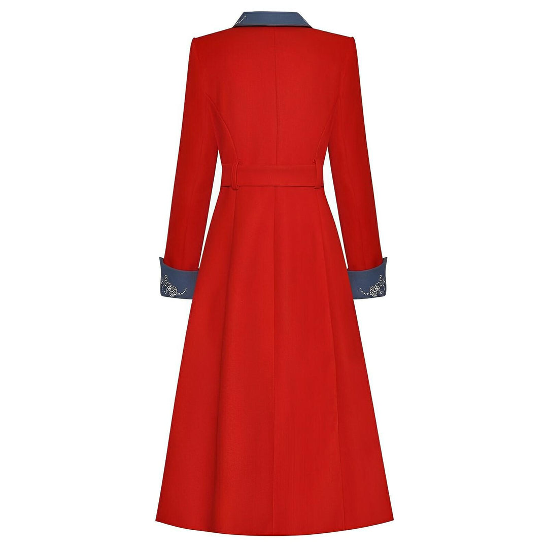 Jolie Embroidered Overcoat 