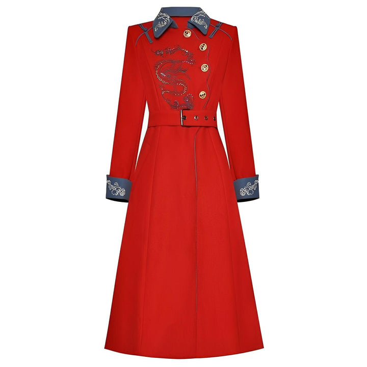 Jolie Embroidered Overcoat 