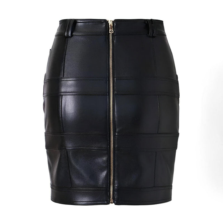 Luna Faux Leather Mini Skirt 