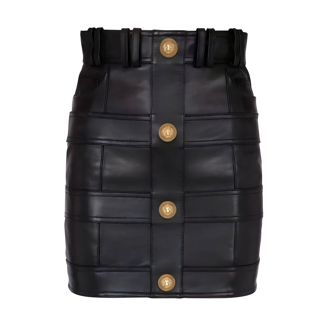 Luna Faux Leather Mini Skirt 