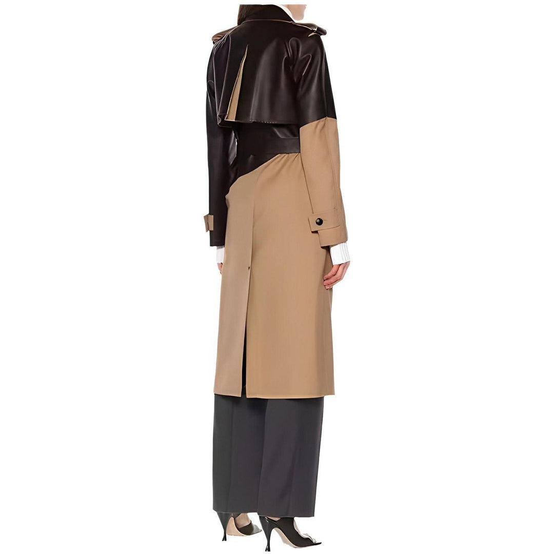 Manhattan Contrast Panel Trenchcoat 