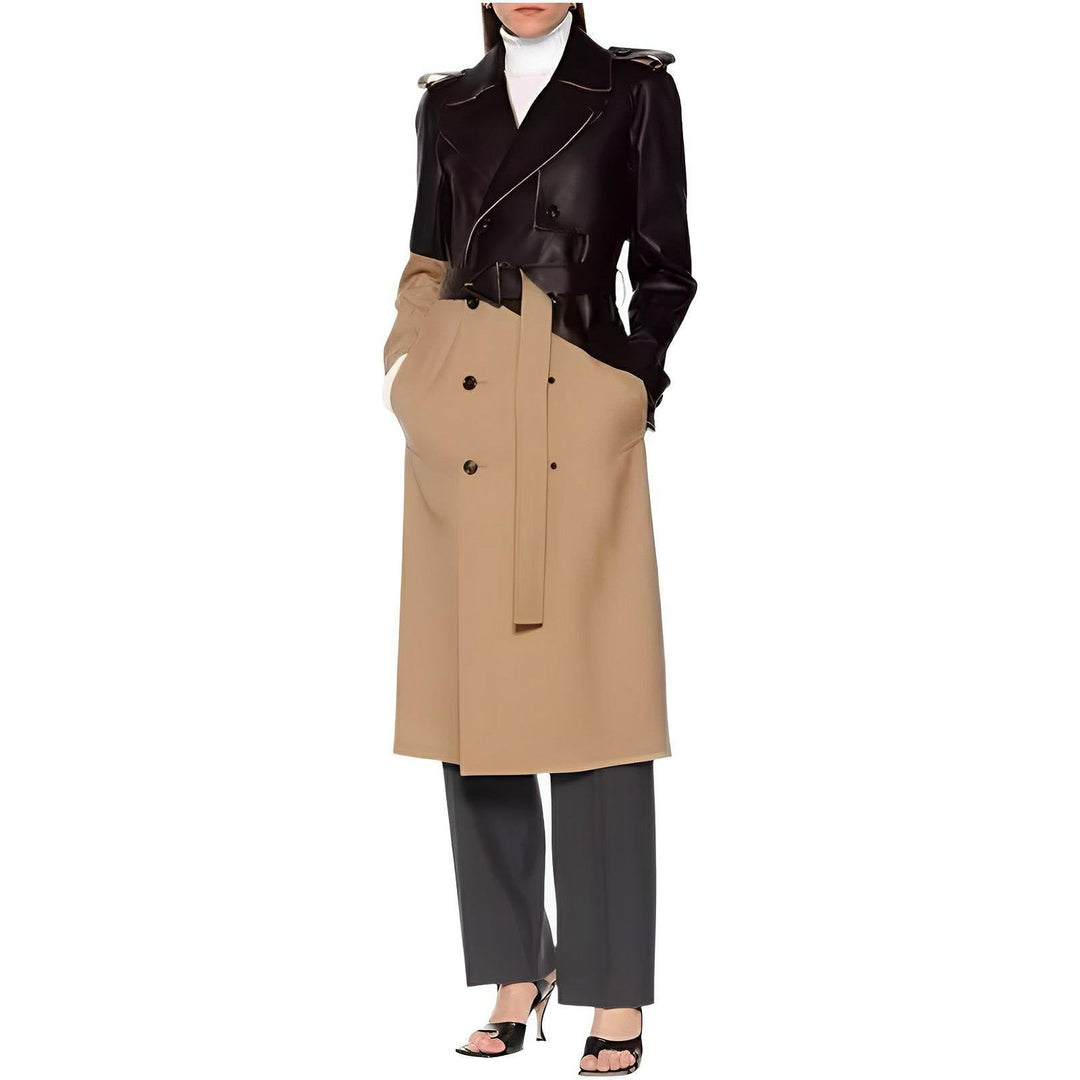 Manhattan Contrast Panel Trenchcoat 