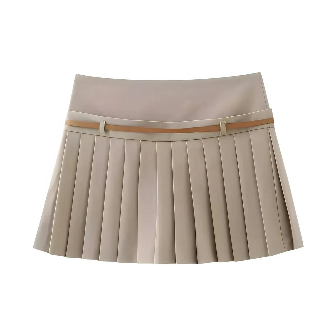 Nova Belted Mini Skirt 