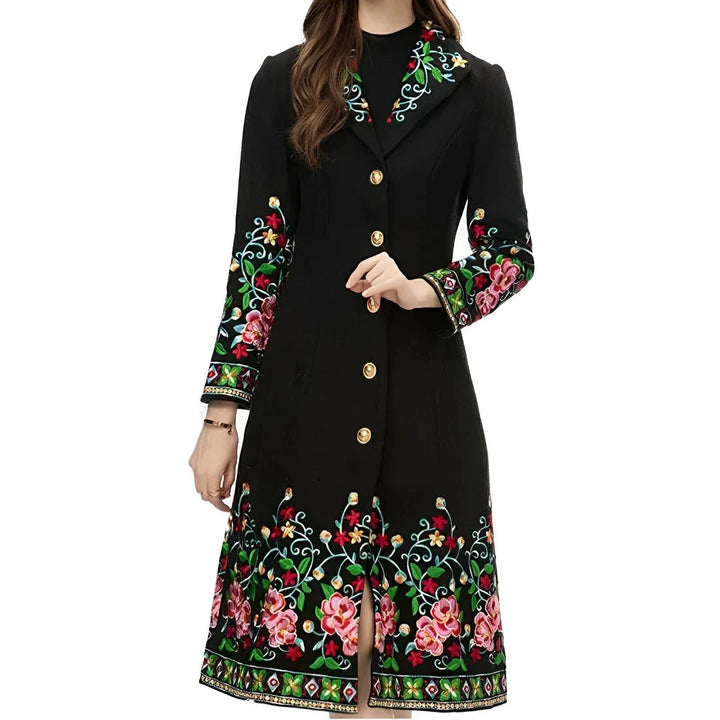 Opal Embroidered Overcoat 