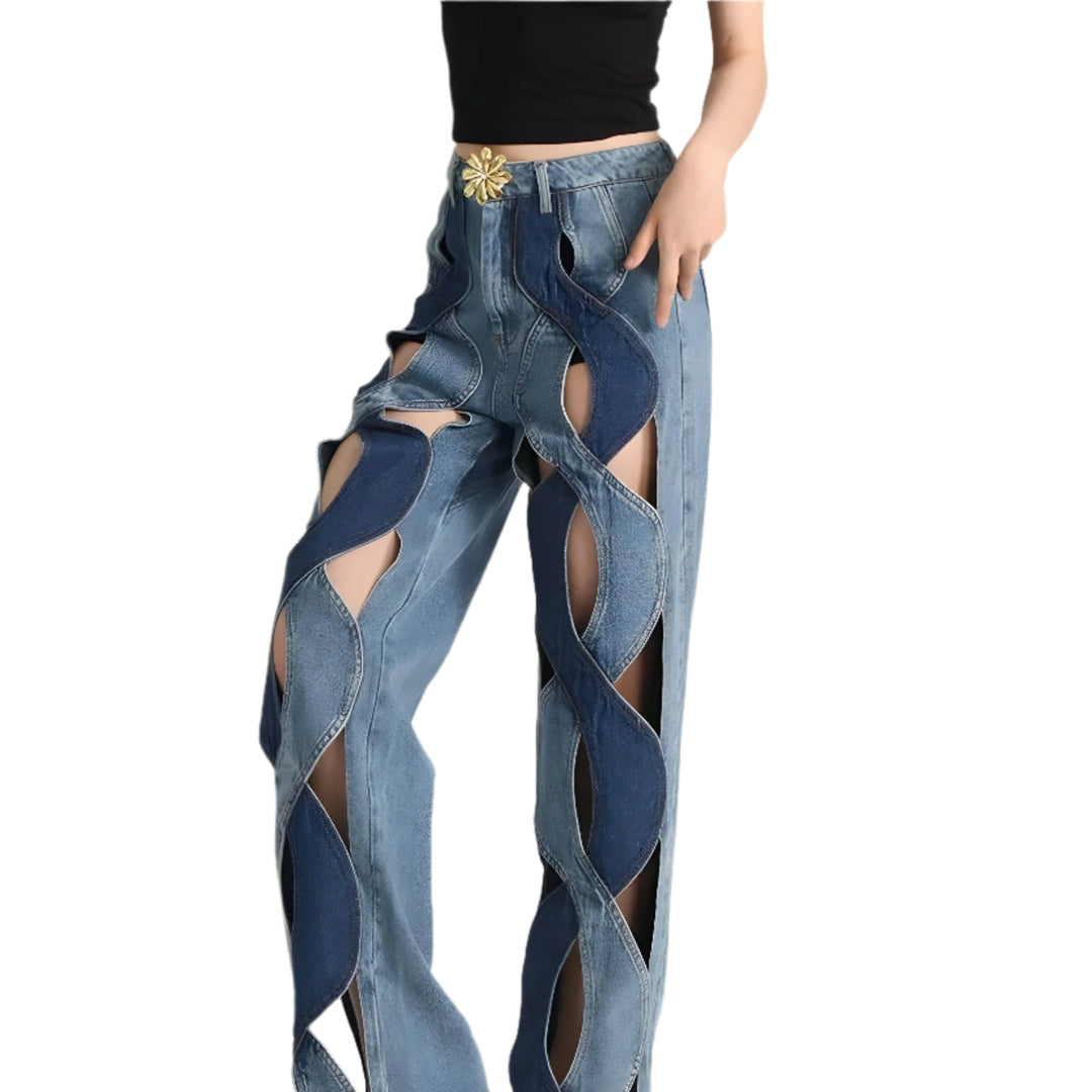 Sasha High-Waist Jeans 