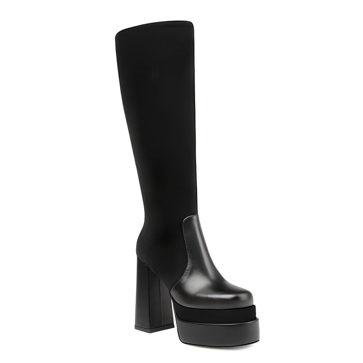 Selena Knee-High Platform Boots 