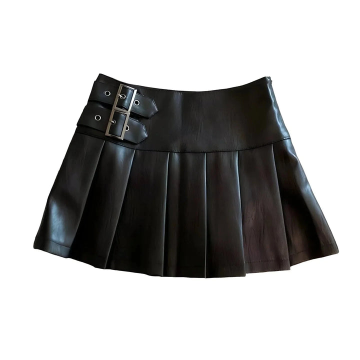 Sia Faux Leather Mini Skirt 