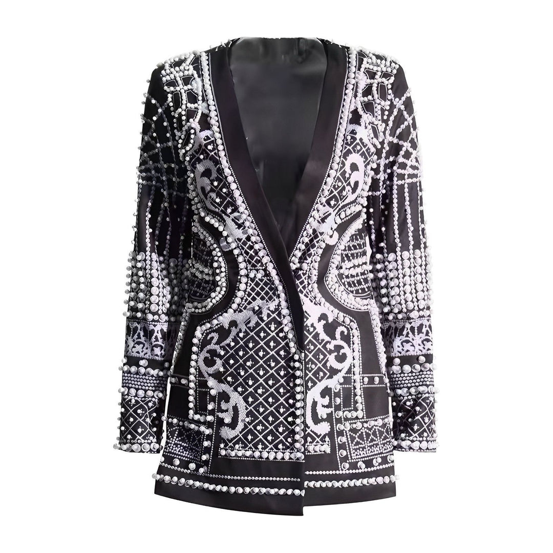 Sylvia Embroidered Blazer 