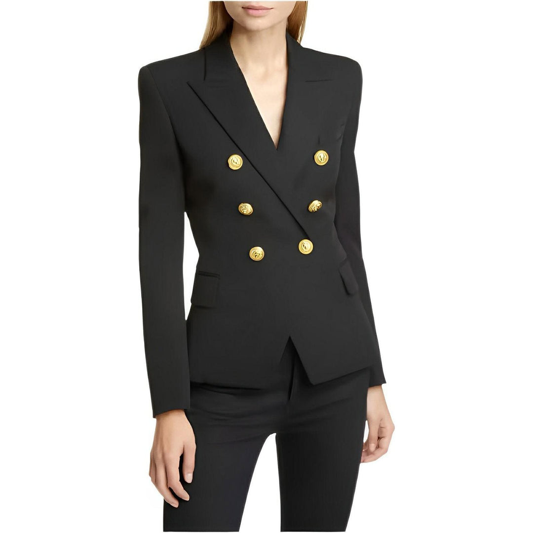 Talia Fitted Blazer - Black 