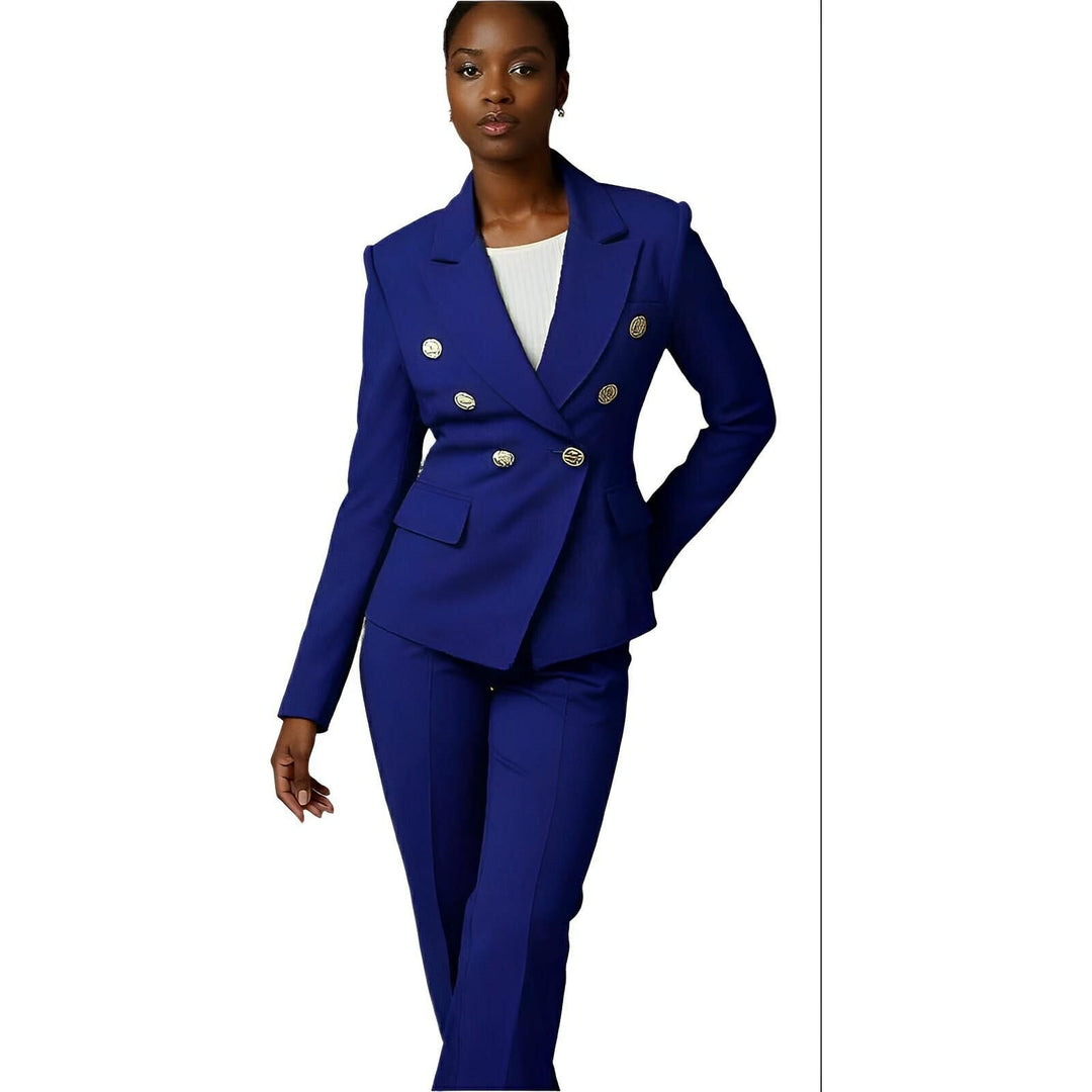 Talia Fitted Blazer - Cobalt 