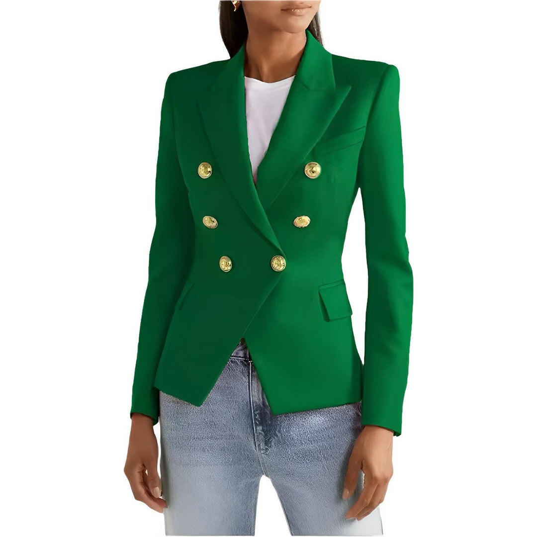 Talia Fitted Blazer - Emerald 