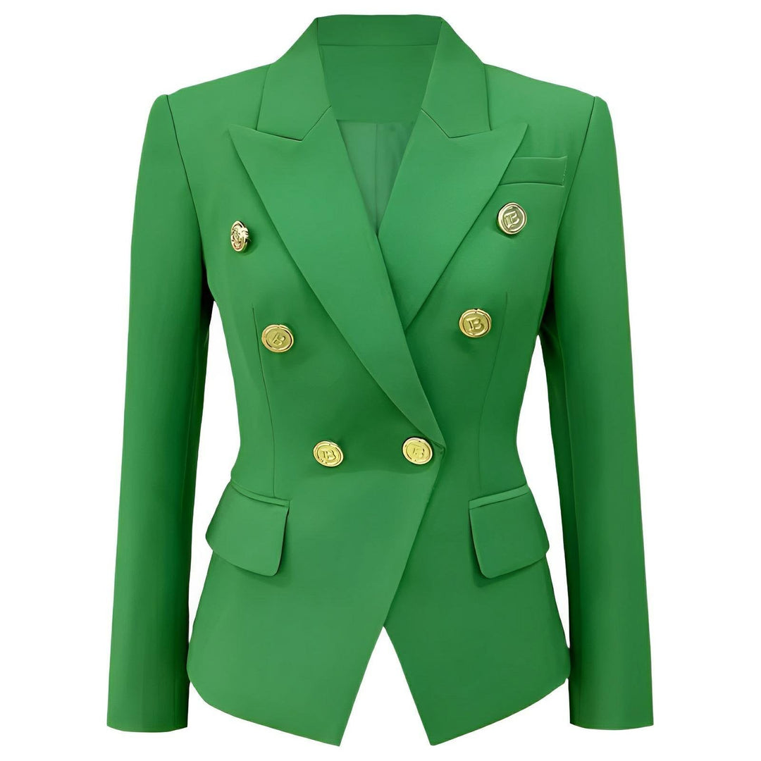 Talia Fitted Blazer - Emerald 