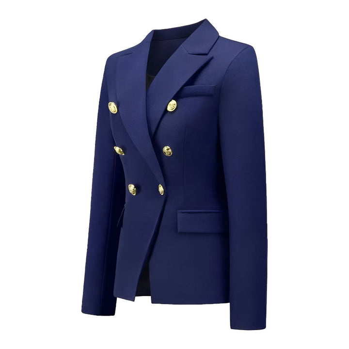 Talia Fitted Blazer - Navy Blue 