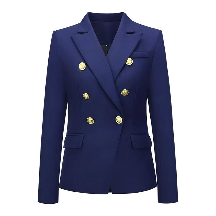 Talia Fitted Blazer - Navy Blue 