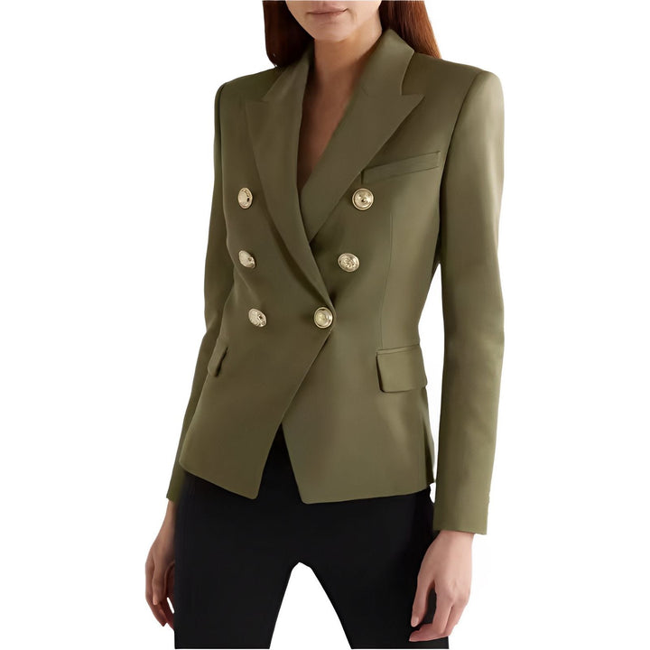 Talia Fitted Blazer - Olive 