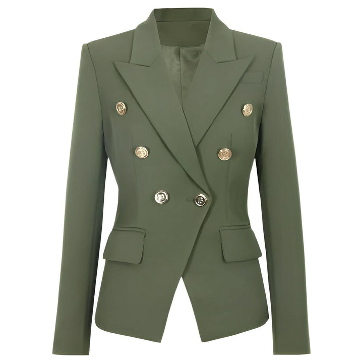 Talia Fitted Blazer - Olive 