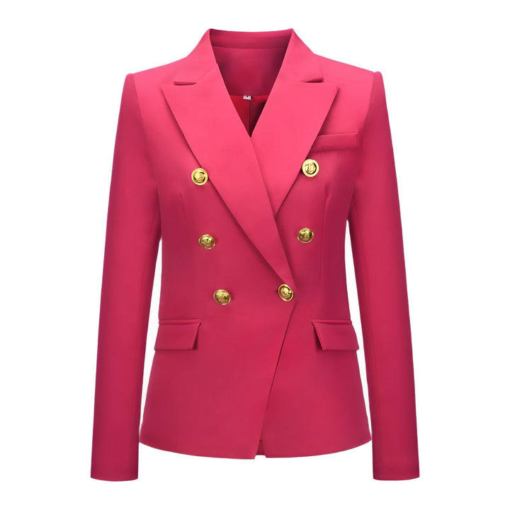 Talia Fitted Blazer - Rose 