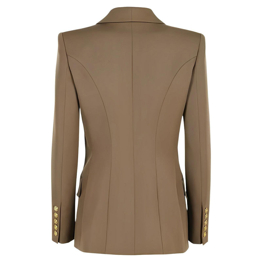 Talia Fitted Blazer - Sand 