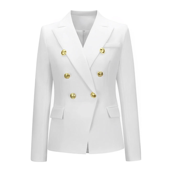 Talia Fitted Blazer - White 