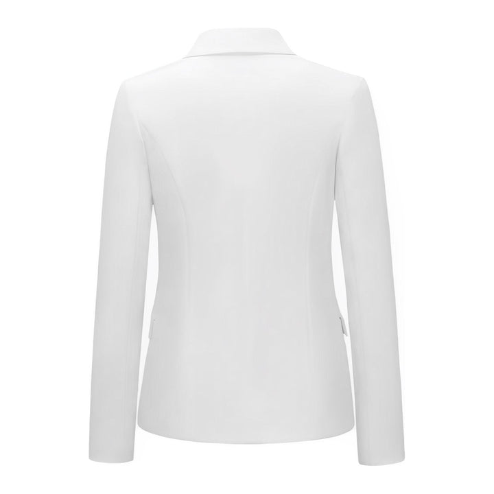 Talia Fitted Blazer - White 