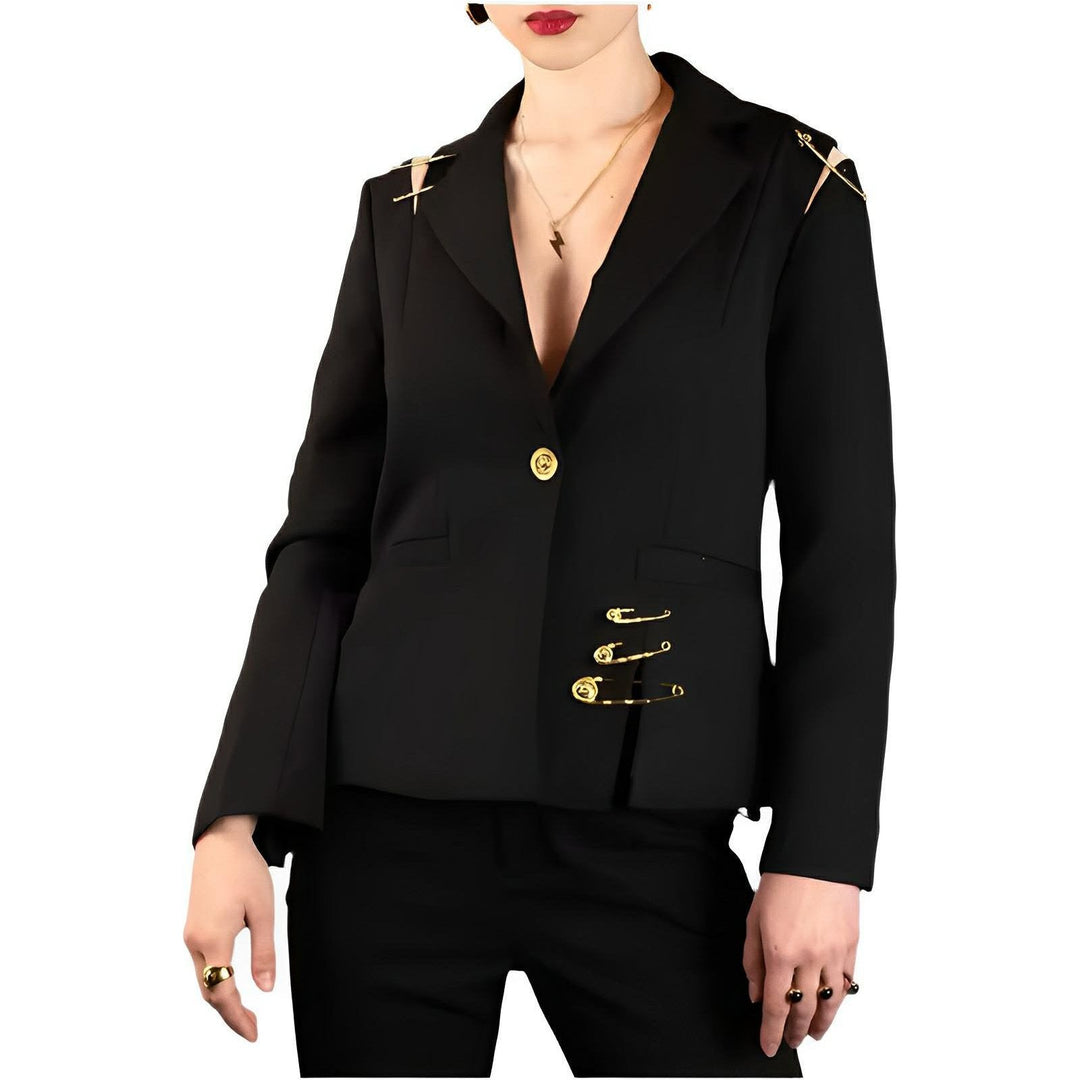 Tessa Gold Pin Blazer 