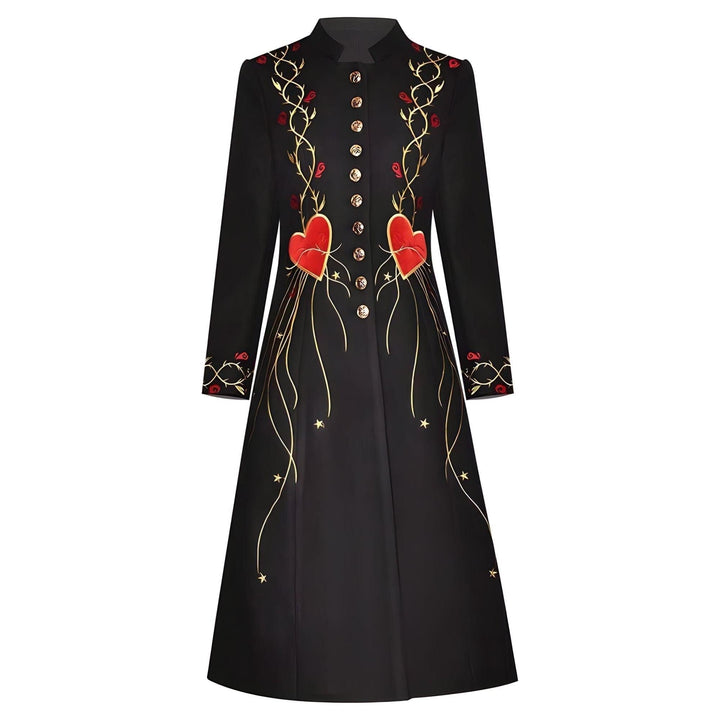 Veda Embroidered Overcoat 