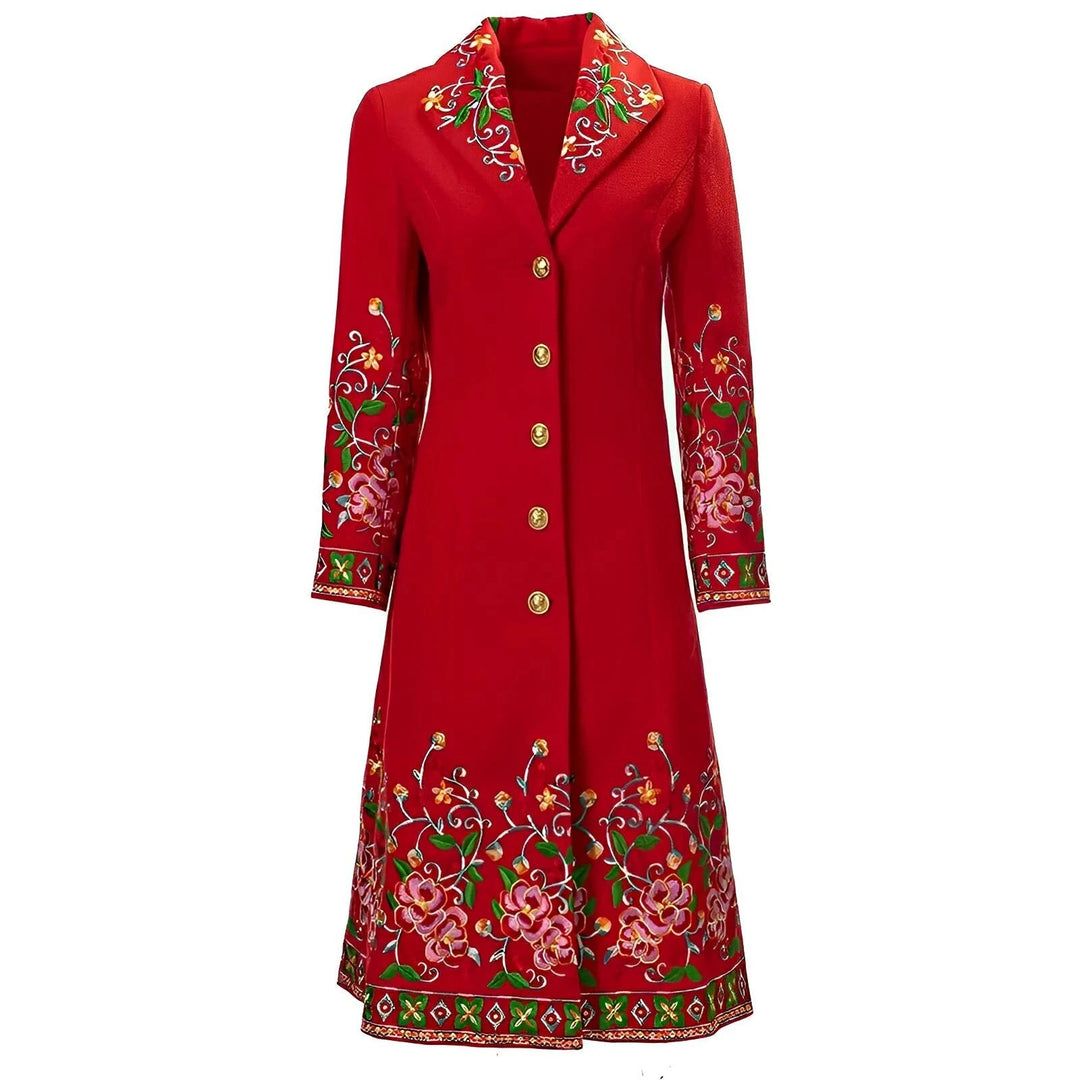 Verena Embroidered Overcoat 