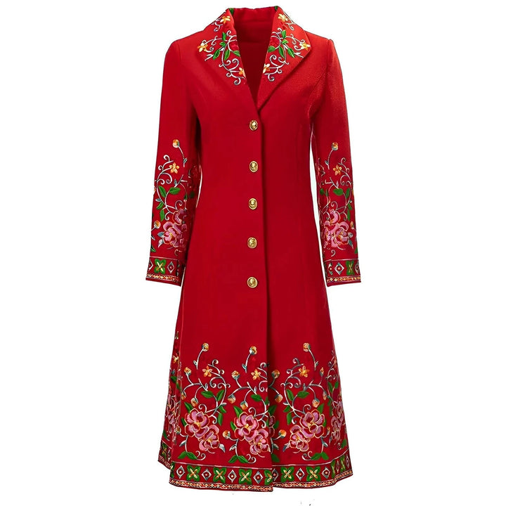 Verena Embroidered Overcoat 