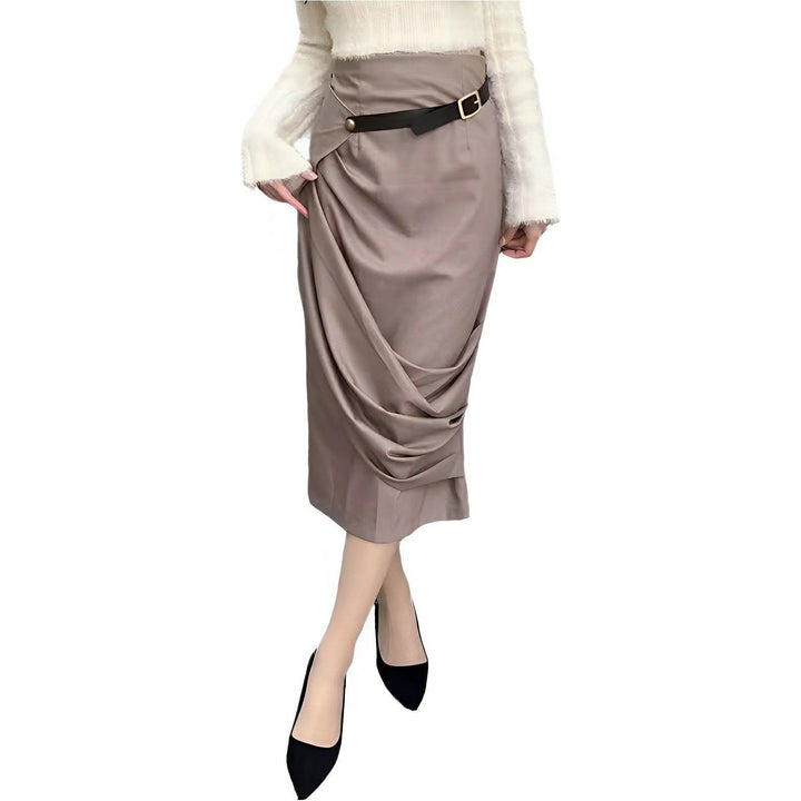 Wren Belted Midi Skirt 